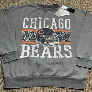 Chicago Bears Gray Crewneck Sweater
